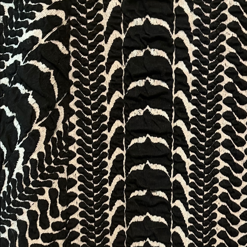 Zara Black and White Skater Mini Skirt *Size L - Picture 2 of 3